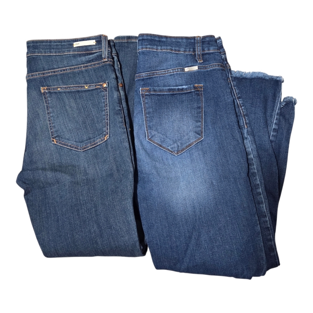 2 Pair Lot Of Jeans Anthropolgie Pilcro and the Letterpress and KanCan Size 30